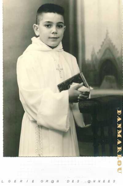 COMMUNIONS ORAN DU PATRONAGE ORAN DE LA JUS SAINT LOUIS  1957 MANOU BELEN.JPG